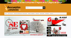 Desktop Screenshot of descuentosyanuncios.com
